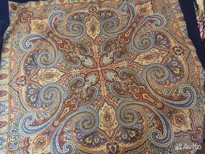 Павловопосадский платок шерсть