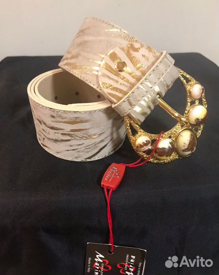 Ремень женский натуральная кожа италия