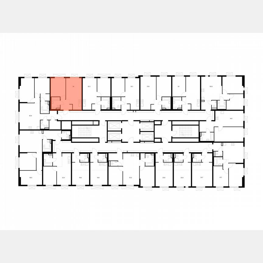 1-к. квартира, 36 м², 13/24 эт.