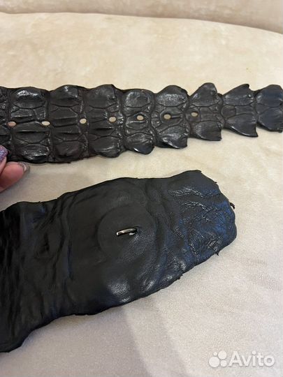 Ремень женский кожаный широкий