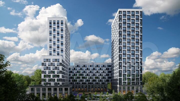 1-к. квартира, 33,8 м², 11/21 эт.