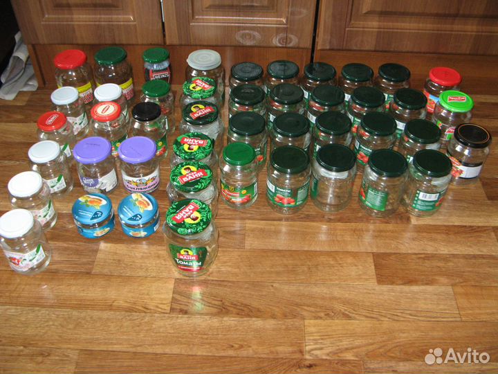 Банка бутылка стекло + крышка