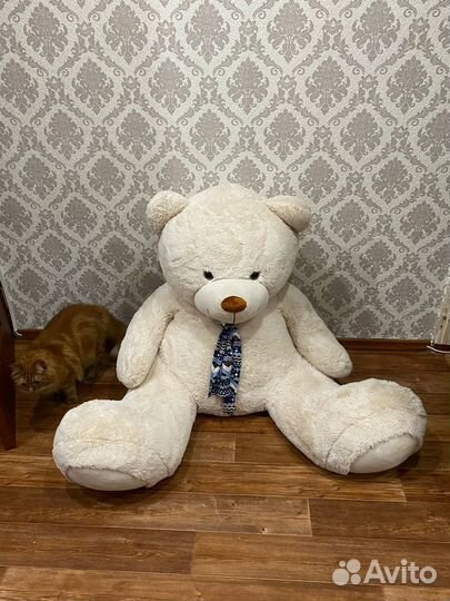 Большой плюшевый медведь