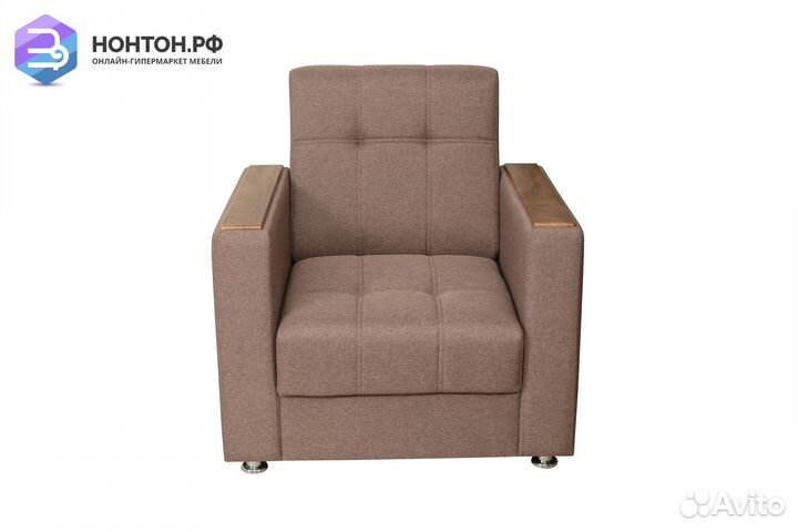 Кресло Саури светло-коричневое