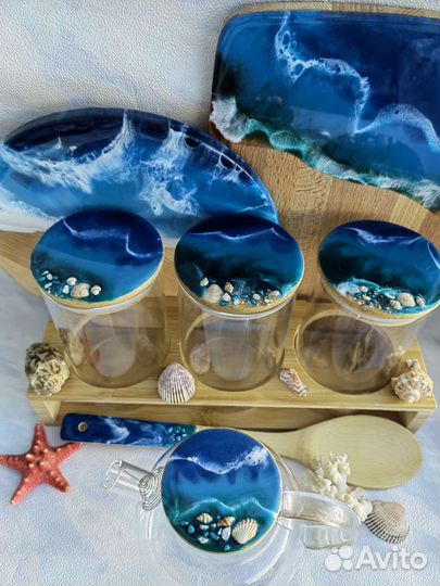 Менажницы, доски разделочные, банки для сыпучих