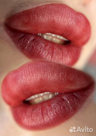 Перманентный макияж бровей губ и век татуаж