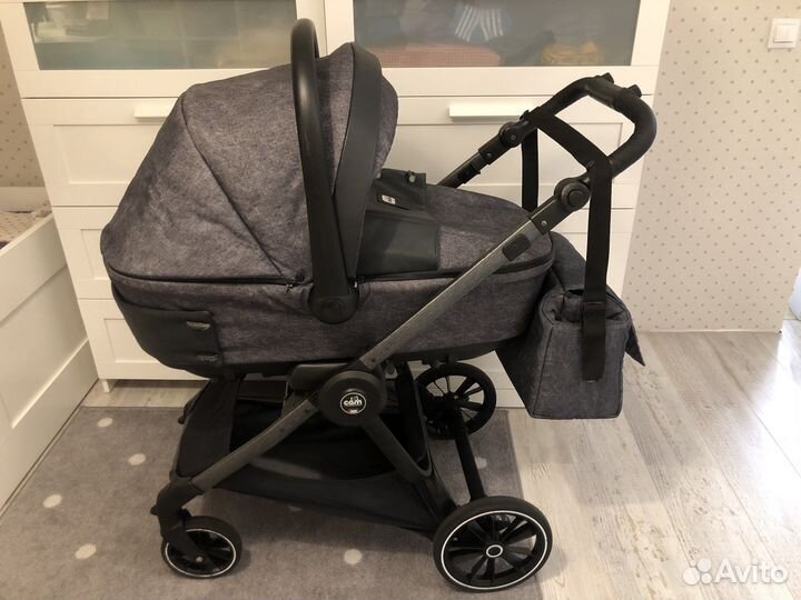 Коляска 3 в 1 Cam Techno Soul (шасси Scratch Grey)