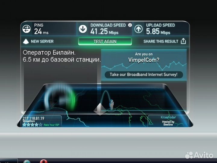 Внешняя 4G антенна для модема LTE Mimo 3G
