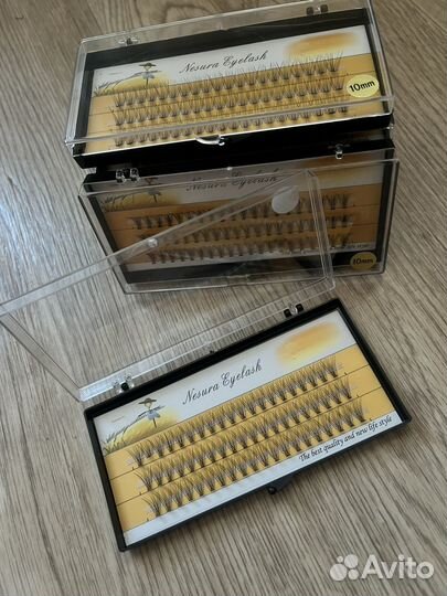 Накладные ресницы пучки