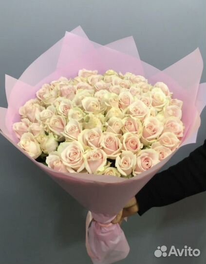 Цветы корзина 101 роза