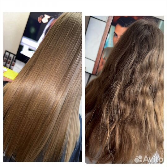 Кератиновое выпрямление/ботокс волос