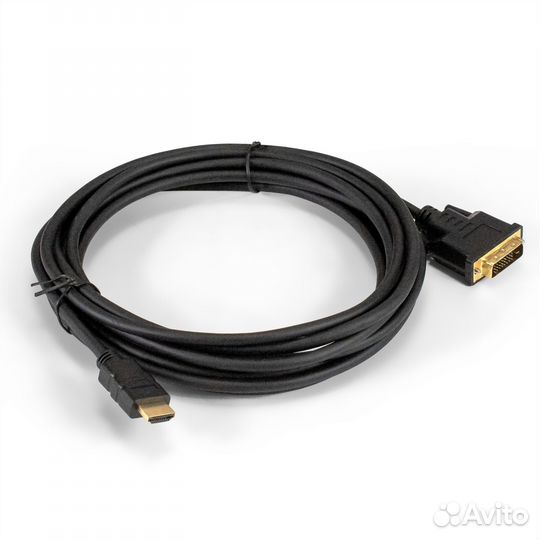 Кабель hdmi-DVI-D ExeGate EX-CC-hdmim-DVI2M-5.0 (1
