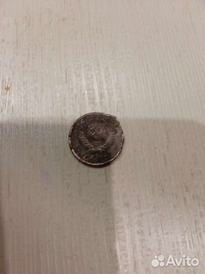 Монетка 2 копейки брак