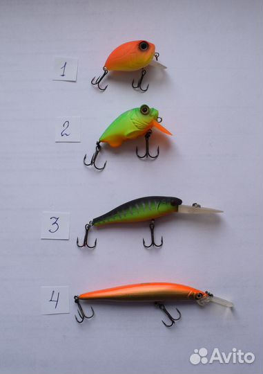 Воблеры, блесны