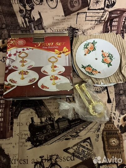 Подставка для фруктов, конфет, закусок новая