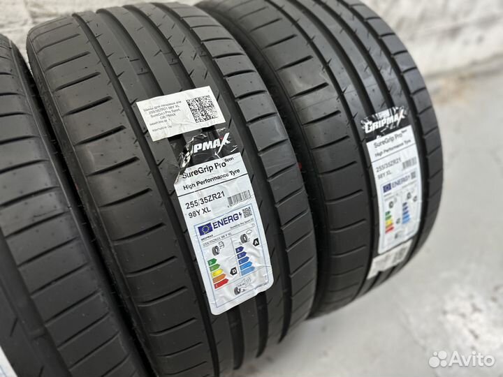 Gripmax SureGrip Pro Sport 255/35 R21 и 285/30 R21 100Y