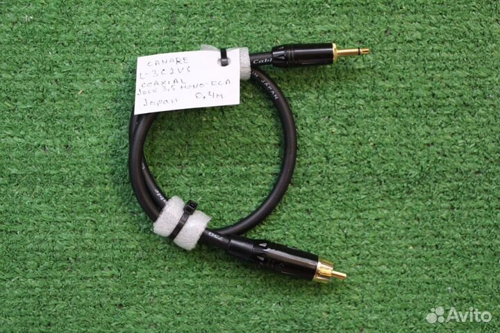 RCA-MiniJack Coaxial Canare, Japan