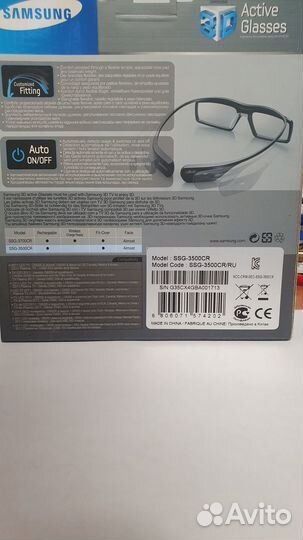 Новые 3D очки Samsung ssg-3500cr