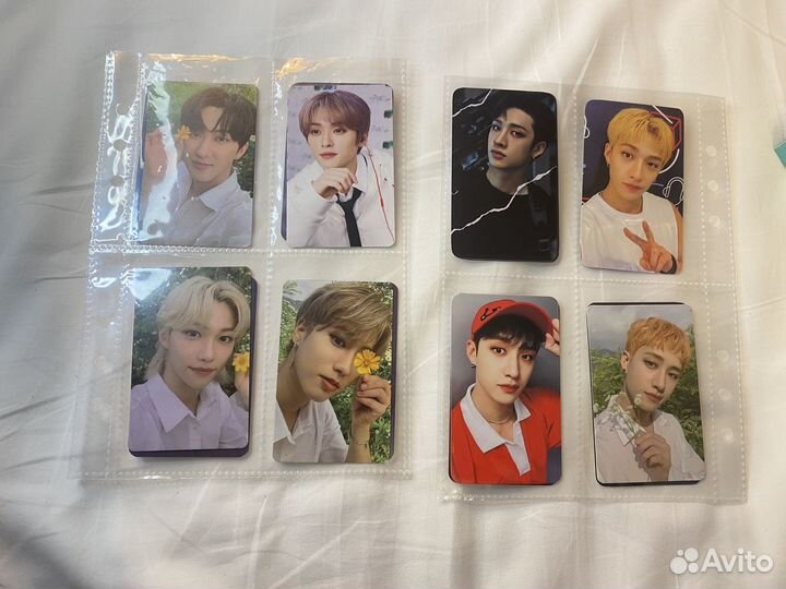 Карты и значки stray kids