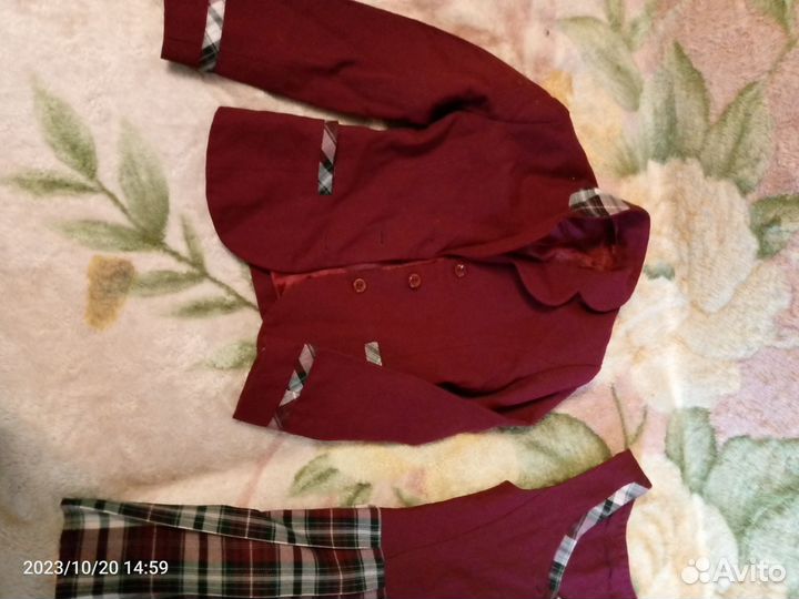 Костюм для девочки школьный