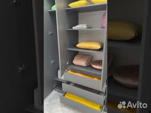 Шкаф распашной графит (аналог IKEA) объявление продам