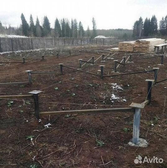 Винтовые сваи / монтаж