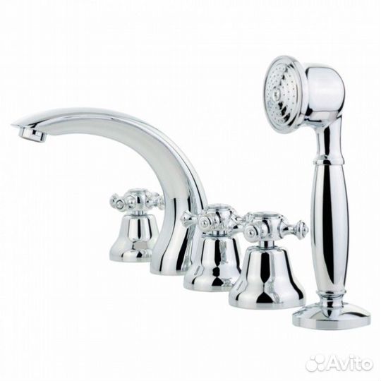 Смеситель на борт ванн Migliore Prestige 31608 хром