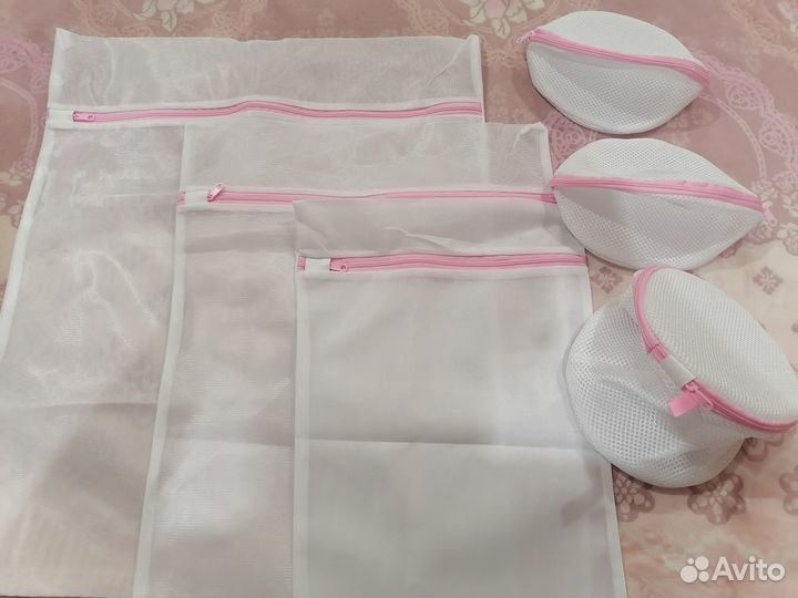 Мешки для стирки, в наборе 6 шт