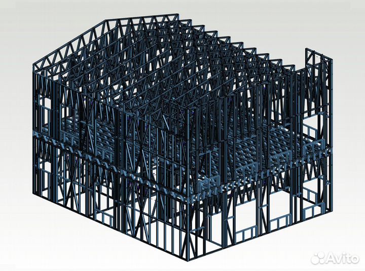 Лстк каркас магазина Пятёрочка