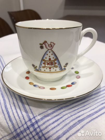 Чашка с блюдцем лфз Пасха