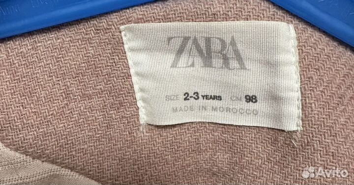 Пальто для девочки zara 98
