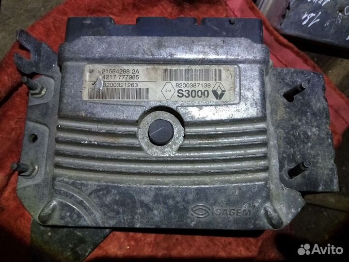 Эбу двигателя Renault Megan 2 Рено Меган 1.6л