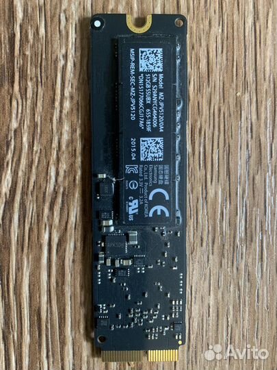 Супер скоростной Apple Ssd 2013-2017 512 gb