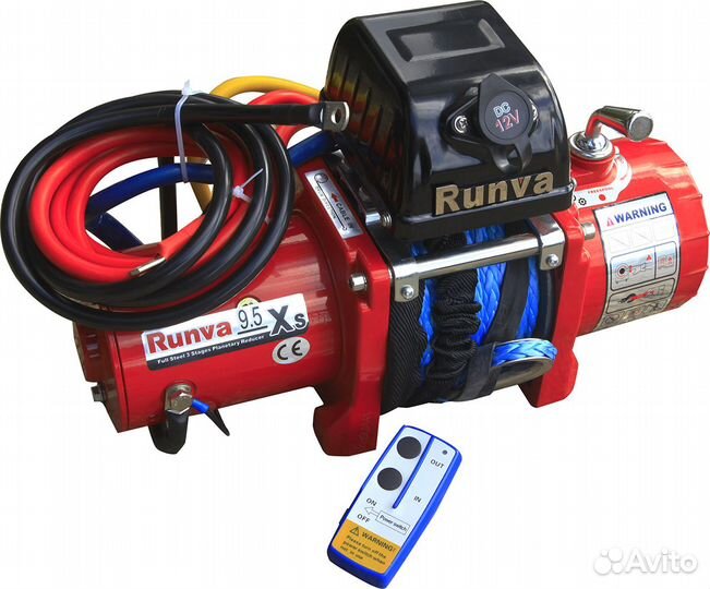 Лебёдка электрическая 12V Runva 9500 lbs 4350 кг к