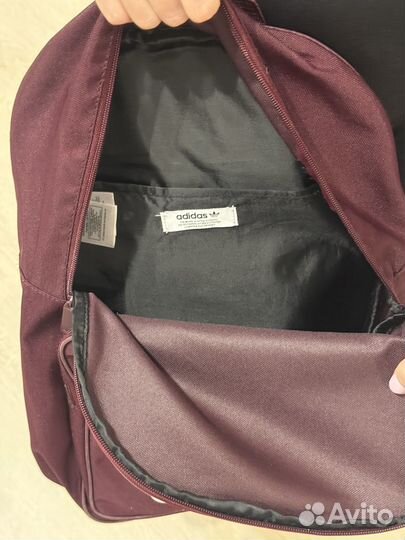 Рюкзак портфель adidas буругунди
