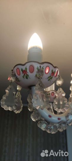 Фарфоровая люстра Чехословакия