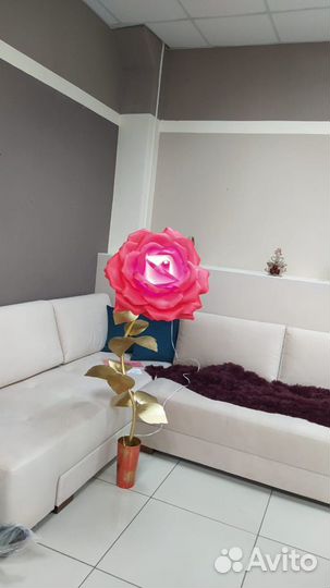 Светильник цветы