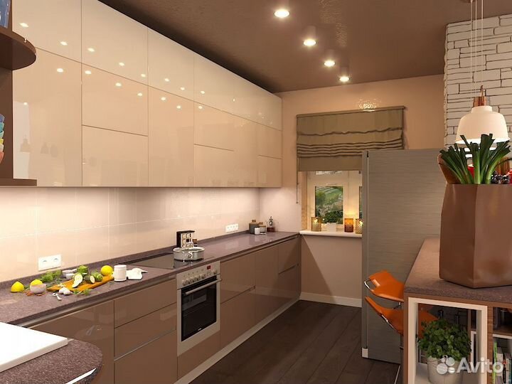 Кухонный гарнитур Модена 1550х2250