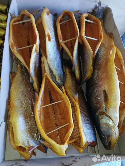 Очень вкусная копченая рыбка