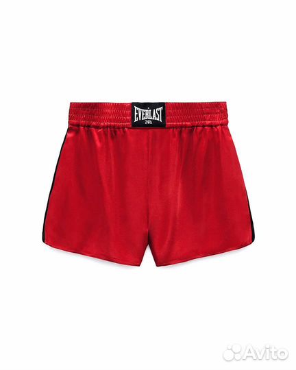 Атласные шорты zara everlast xs