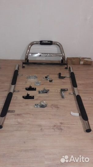 Кенгурятник и подножки к Toyota Rav-4