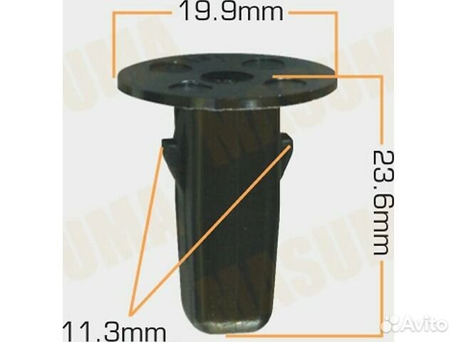 Клипса 90189-06177 Yaris Verso