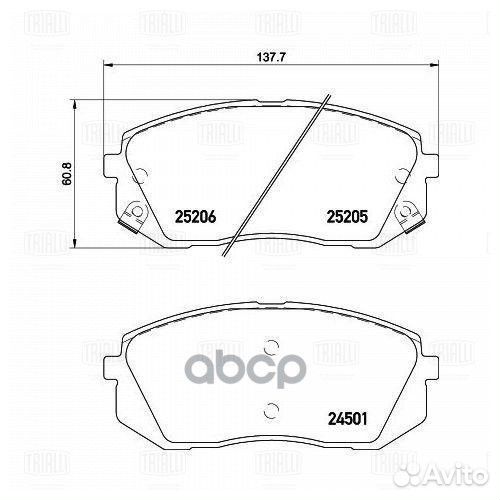 Колодки тормозные hyundai ix35 10/KIA sportage