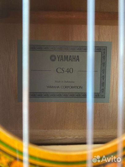 Классическая гитара yamaha CS40 3/4