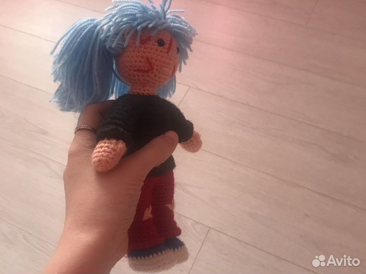 Кукла вязаная sally face амигуруми