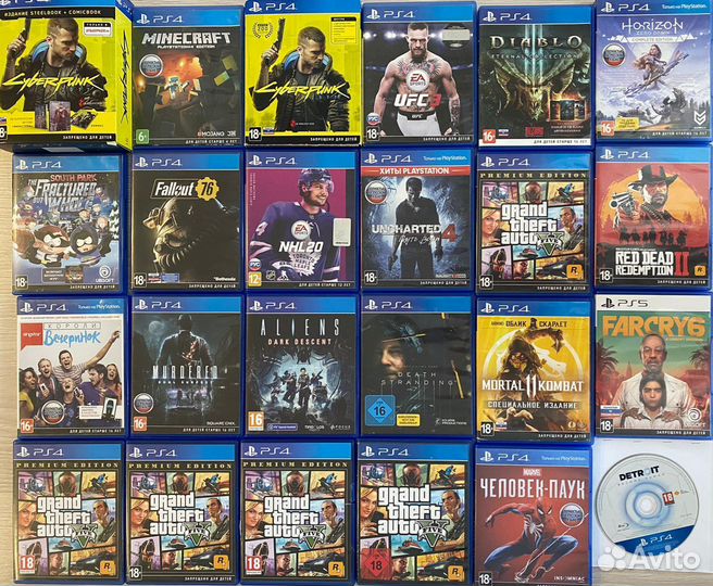 Игры ps4 ps5