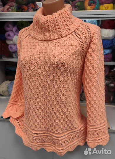 Мягкая полушерсть с мериносом 5 мотков