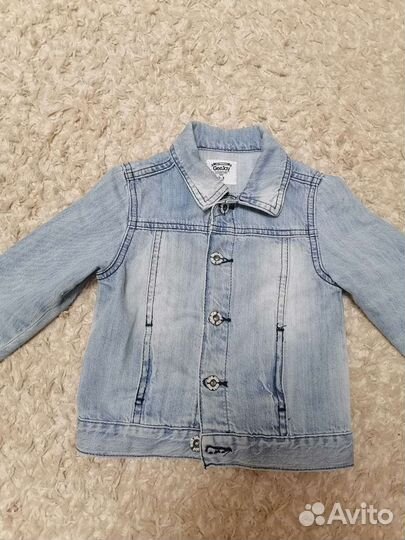 Джинсовый пиджак детский