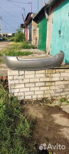 Бампер задний калина 1
