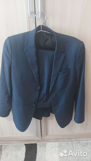 Школьный костюм для мальчика 152 синий